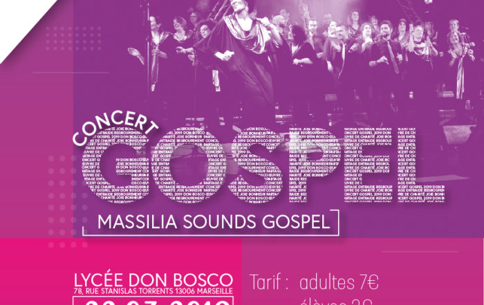 Concert Massilia Sounds Gospel - 22 mars 2019