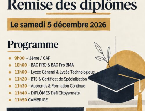 Remise des diplômes